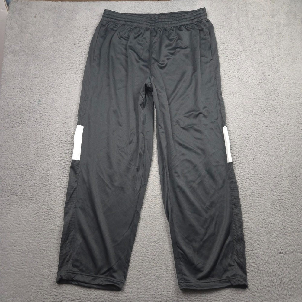 Nike Rivalry Warm Up Pants Men 4XL Dri-FIT Basketball Mesh Gray White